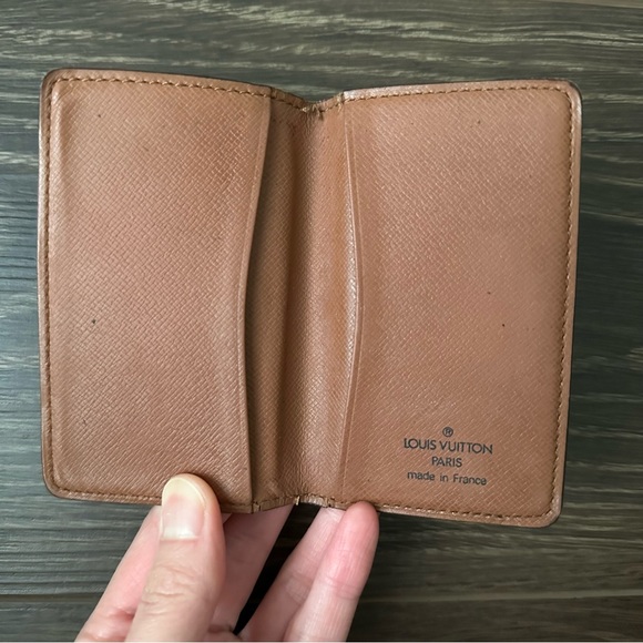 Authentic Vintage Louis Vuitton Unisex Monogram Canvas Pocket Organizer Wallet - Picture 3 of 15